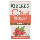 Béres C-vitamin 1000mg RETARD filmtabletta csipkebogyó kivonattal + 2000NE D3-vitamin 90db 