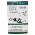 Interherb szerves cink 25mg & réz tabletta 60db 