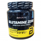 BioTechUSA Glutamine Zero (citrom) aminósav italpor 300g 