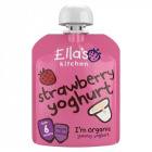 Ella's Kitchen bio görög joghurt szamócával bébiétel 90g 