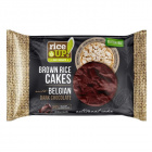 Rice Up Snack puffasztott rizs korongok - étcsokoládés puffasztott rizs korongok 50g 
