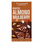 Benjamissimo bio vegán kókuszos csokoládé pörkölt mandulával, fehér eperrel 60g 