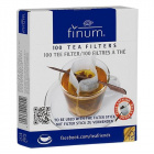 Finum papír teafilter pálcikával 100db 